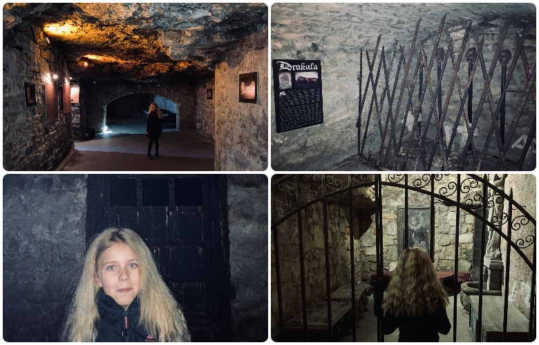 Draculas fængsel i labyrinten under Fishermans Bastion