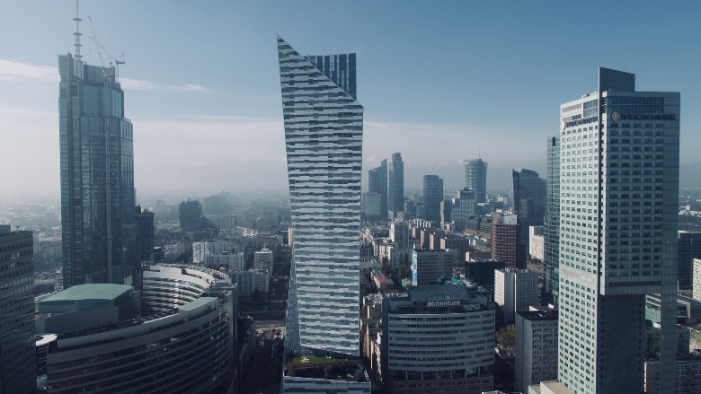 Skyskrabere i Warszawa i Polen